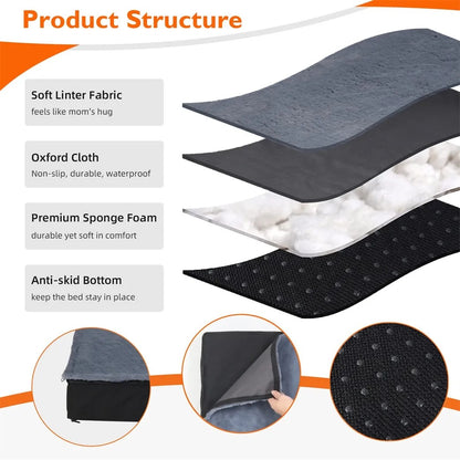 Orthopedic Bed with Cover