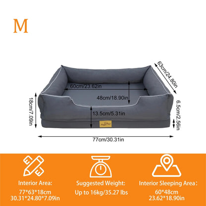 Orthopedic Dog Bed with Removable Cover