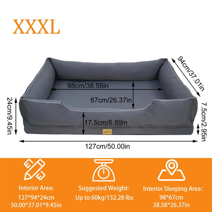 Orthopedic Dog Bed with Removable Cover