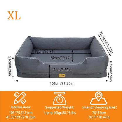 Orthopedic Dog Bed with Removable Cover